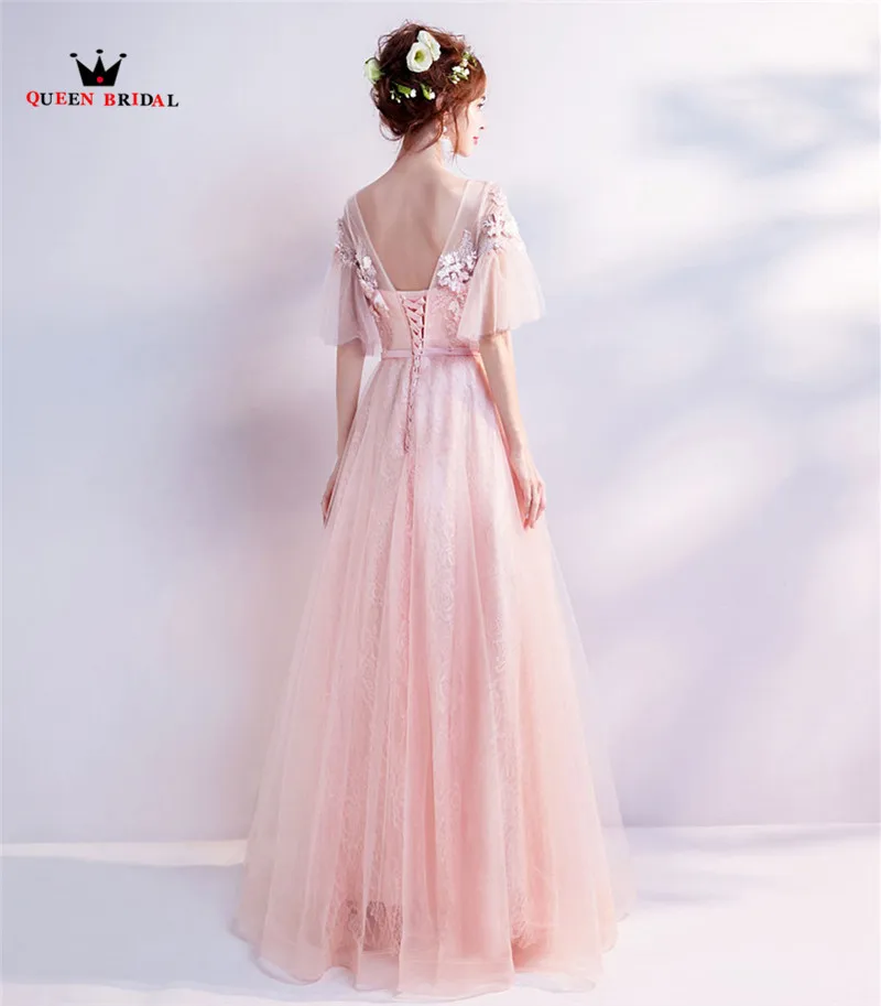 Вечернее платье розовое с цветами и бусинами на заказ 2020|robe de soiree|robe denew evening dresses |