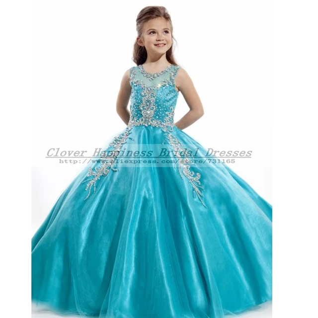 Azul Vestidos Vestido Niñas Casamento Infantil Coral De Daminhas OPkXZiTu