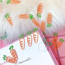 4 шт./lotCute креативное моделирование моркови Закладка Книга кавайи маркеры бумага клип для детей подарок корейский Канцтовары товары для учебы