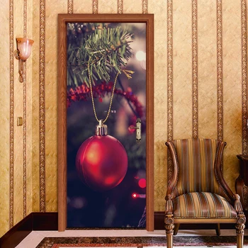 

2pcs/set Merry Christmas Bells Wall Stickers Living Room Shop Diy Home Decals Festival Xmas Mural Art Door Decoration YMT146