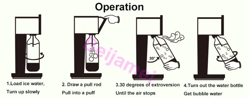  Beijamei Portable Homemade Soda Water Machine Coommercial Soda Maker Bubble Generator Machine Small