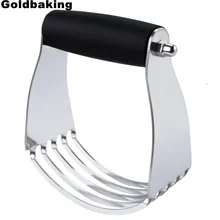 Goldbaking Тесто блендер Топ Профессиональный резак для теста с тяжелыми лезвиями из нержавеющей стали кондитерский блендер резак для теста миксер