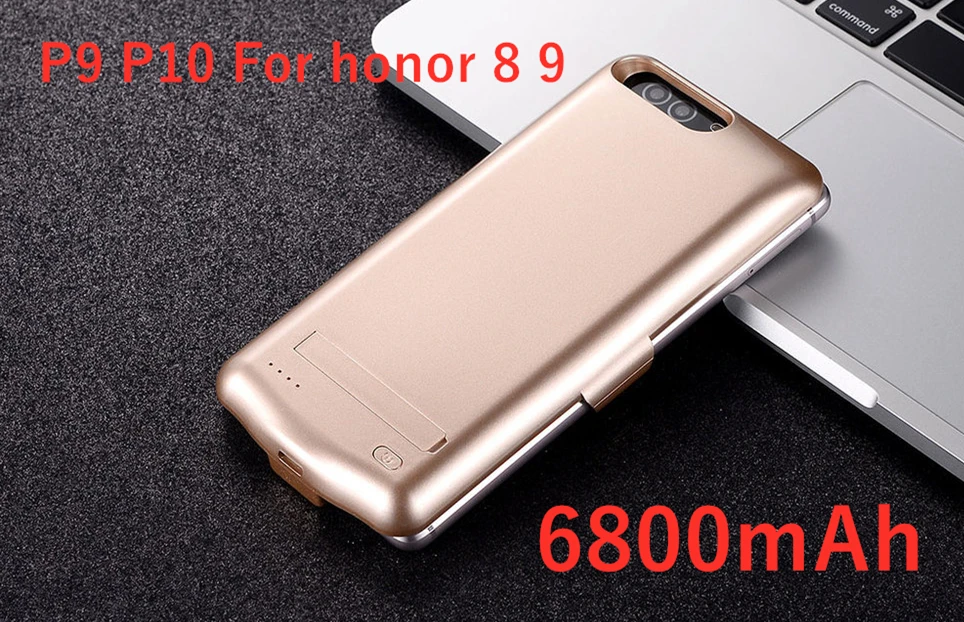 Чехол-аккумулятор для huawei P9 P10 6800/8200 мАч, чехол для мобильного телефона с зажимом для зарядки, чехол для huawei P9 Plus P10 Plus