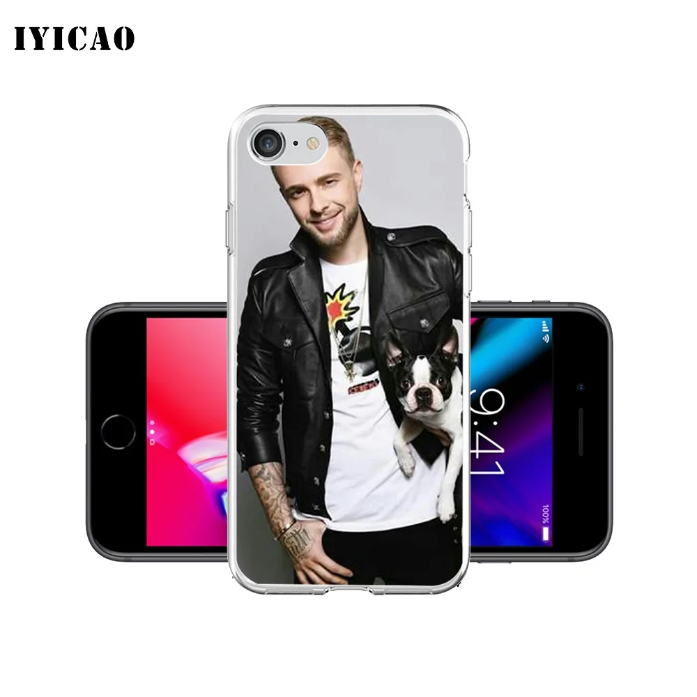 IYICAO русский певец Egor Kreed Мягкий силиконовый чехол для телефона iPhone X XR XS MAX 6 6s 7 8 Plus 5