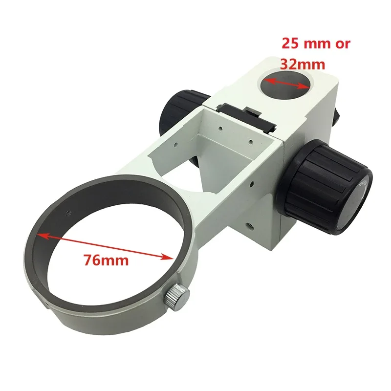 Stereo Microscope Adjustment Focus Arm Holder E Arm Head Holder Ring Arbor Stand Bracket Diameter 76 mm Accessories