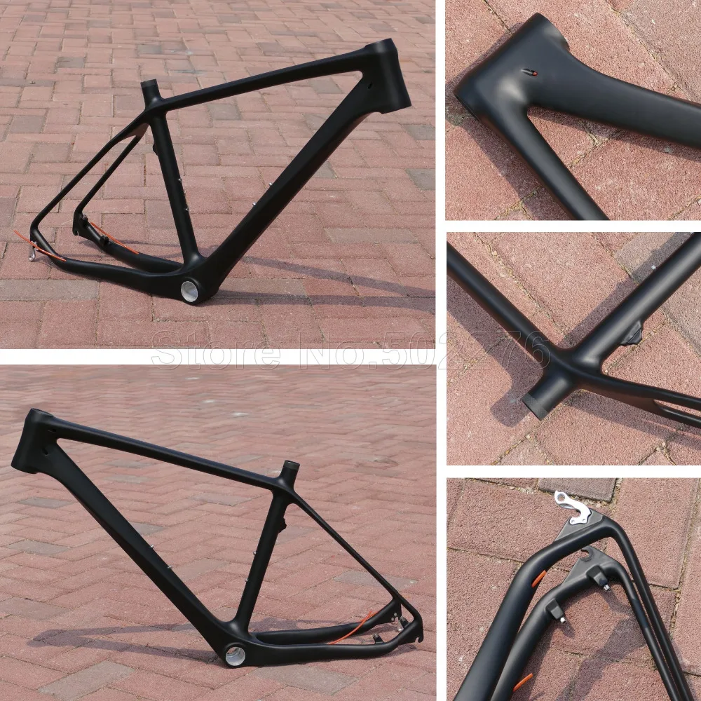 Discount 3k / UD Carbon Matt Glossy 26er MTB Mountain Bicycle Frame 16" 18" Bike Frame + Cycling Seat Clamp 0 Discount 3k / UD Carbon Matt Glossy 26er MTB Mountain Bicycle Frame 16" 18" Bike Frame + Cycling Seat Clamp 0