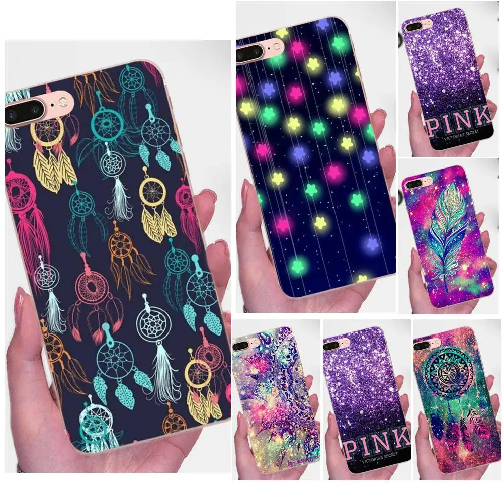 

Lovely Dream Catcher Feather Stars Christmas Colorful For Galaxy J1 J2 J3 J330 J4 J5 J6 J7 J730 J8 2015 2016 2017 2018 mini Pro