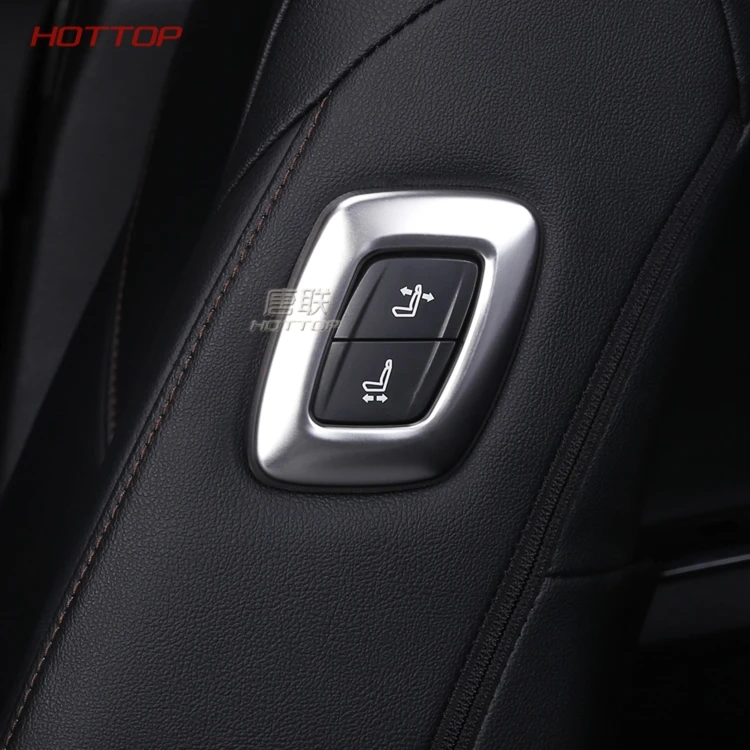 Нержавеющая сталь Copilot сиденья отрегулируйте кнопку рамки крышки наклейки для Toyota Camry 8th