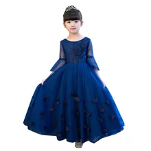 Girls Dress Princess Dress Summer Children’s Wedding Tutu Flower Girl Piano Performance Clothing