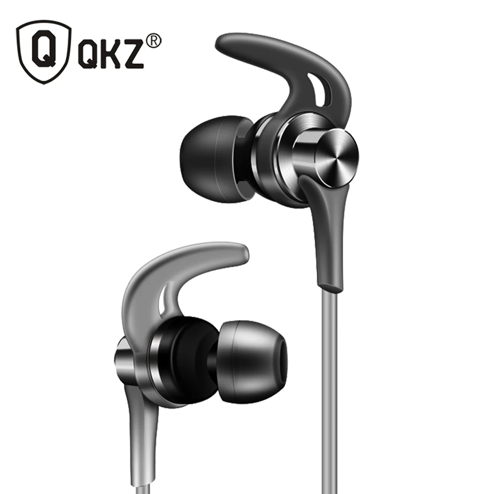 Наушники QKZ EQ1 fone de ouvido гарнитура auriculares audifonos Бас Металл DJ 4 цвета цинковый сплав
