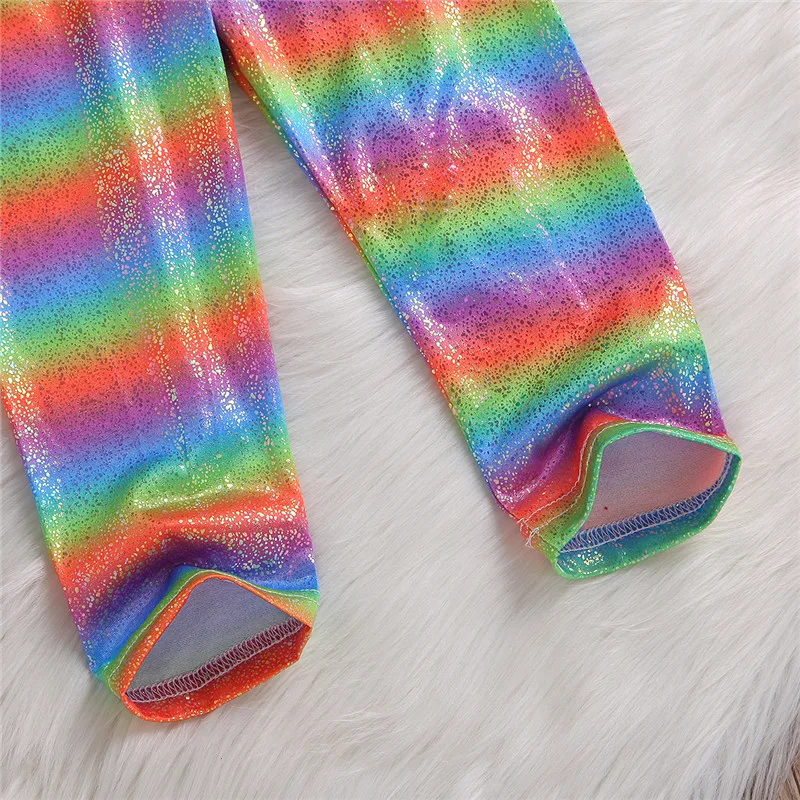 Fashion Girl Baby Clothes Rainbow Pants Children'S Pants Trousers Colorful Trousers Skinny Princess Casual Bottoms Pants P20