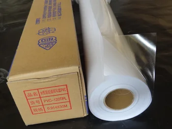 

Eco solvent / Latex / UV printer Use Transparent self adhesive vinyl paper, vinly sticker for outdoor advertising
