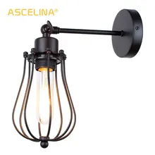 wall lamp Loft American vintage indoor light bedside lamps industrial sconce bedroom Wall lights for home