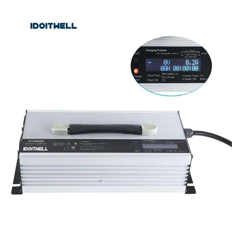 Excellent Customized 2500W 36V 50A battery charger smart automatic battety charger 36 Vlot MCU LCD display with Overcharge protection 3 Excellent Customized 2500W 36V 50A battery charger smart automatic battety charger 36 Vlot MCU LCD display with Overcharge protection 3