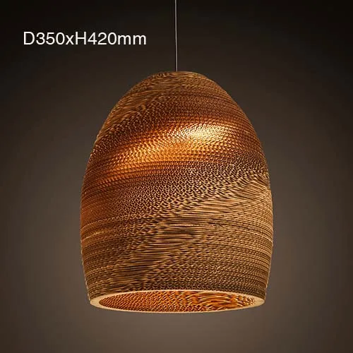 

Southeast Asia Country Pupa Honeycomb Weave Kraft Paper Pendant Lamp Restaurant Teahouse Tea Bar Home Decor Lighting Fixture