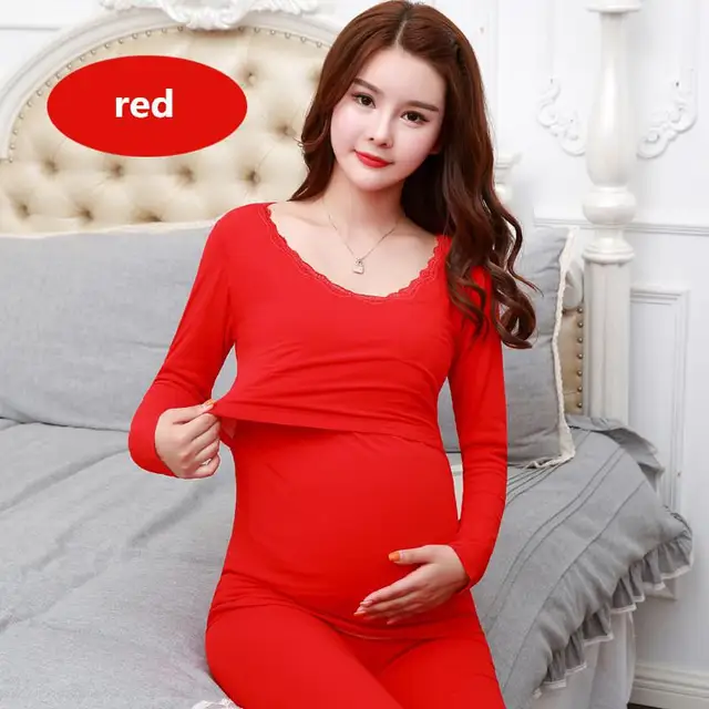 Buy Maternity Underwear Women Thermal Underwear Set