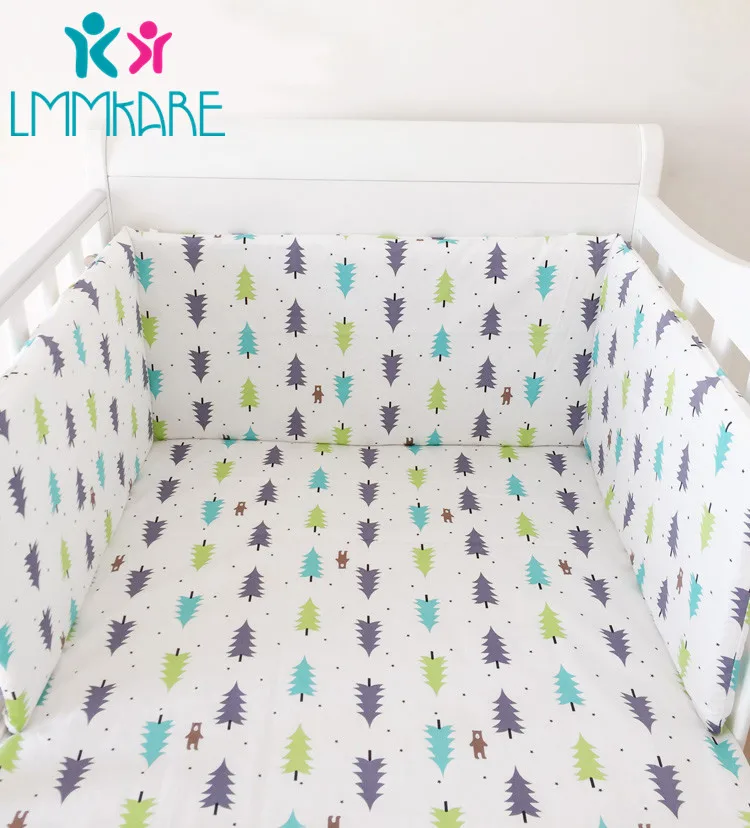 Детская кроватка, бампер, u-образная Съемная застежка-молния, хлопковые ...