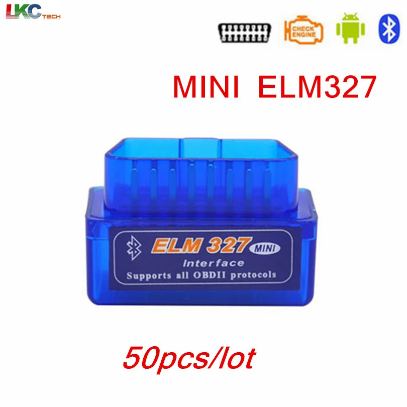 

2019 Sale ! Super Mini ELM 327 Bluetooth V2.1 Auto OBD2 Diagnostic Scanner Tool Works On Android Tourque Without Track 50PCS/lot