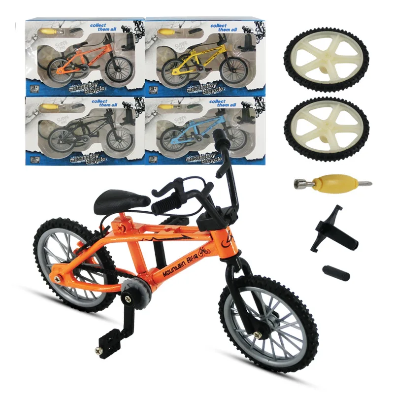 Мини пальцем BMX велосипед Флик Трикс Finger Bikes модель игрушки палец велосипеда