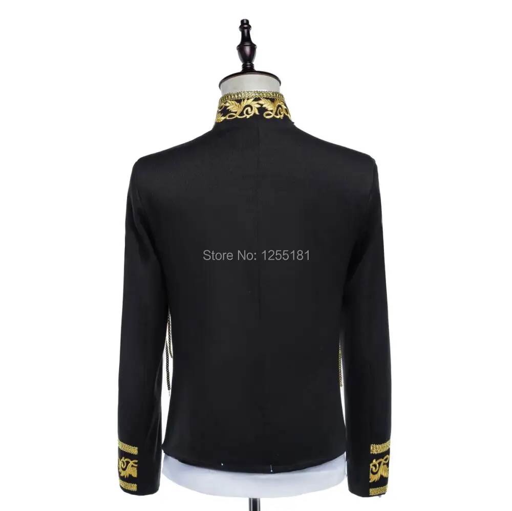 Модный S-4XL, черный костюм с бахромой и блестками, мужские костюмы, куртка певца, костюм для выступлений, блестящее пальто, брюки
