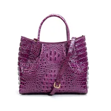 Высококачественная Новинка, профессиональная женская повседневная сумка-тоут из крокодиловой кожи, сумки из натуральной кожи, сумка из крокодиловой кожи