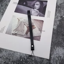 Кожаный ремешок на запястье для телефона iPhone 7 plus 6 samsung Камера GoPro USB флеш-накопители КЛЮЧИ ID карты брелок