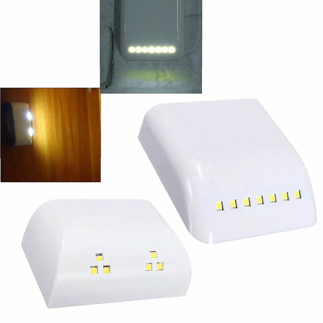 2019 Newest  LED Sensor Night Light Inner Hinge Cabinet Wardrobe Drawer Battery Powered Lamp