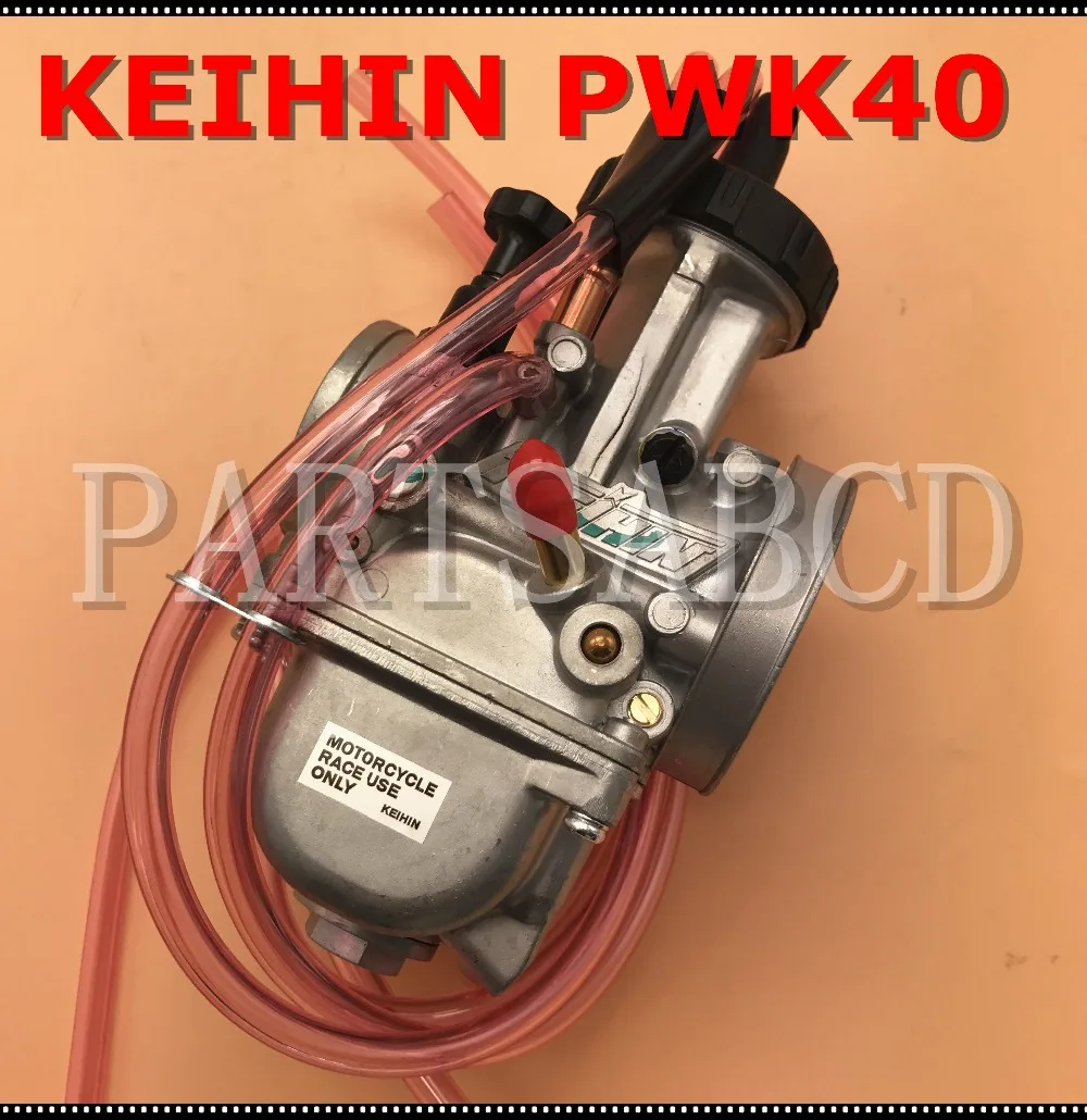 KEIHIN PWK40 40 мм гоночный мотоцикл карбюратор ATV Quad Vent Carb TRX250R CR250 LT250