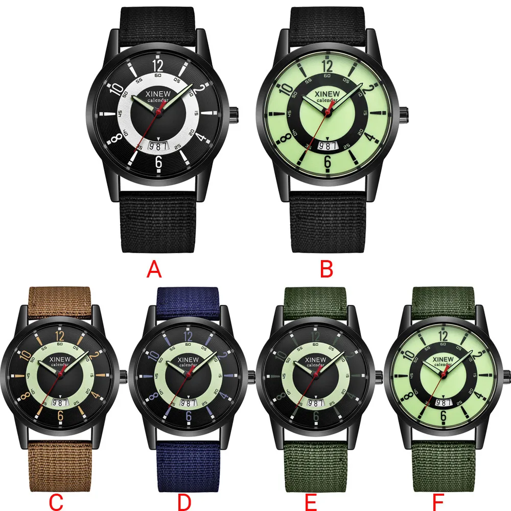Часы otoky мужские часы винтажные классические Reloj Hombre нейлоновый ремешок