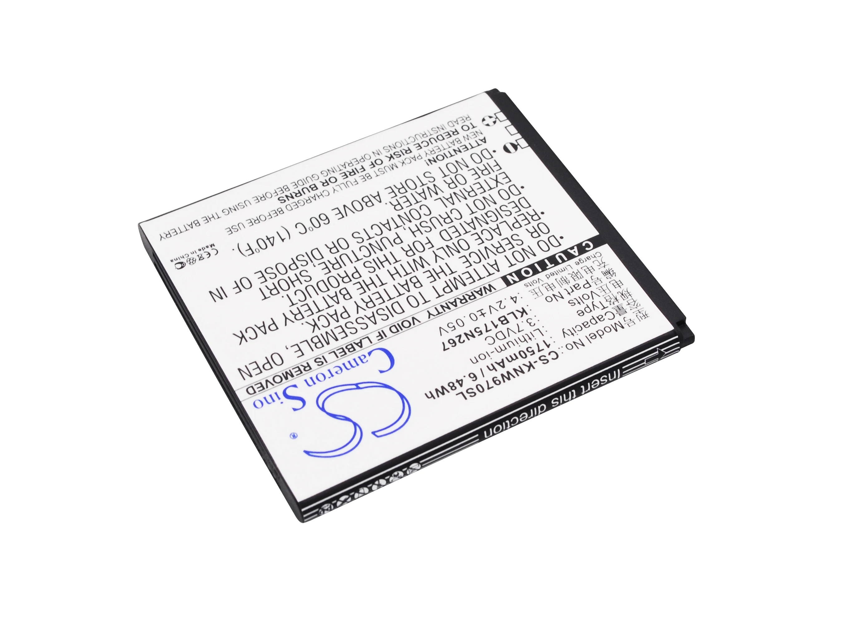 Аккумулятор Cameron Sino 1750mAh KLB175N267 для Fly N970 N970S W970 V973 V870|Аккумуляторы мобильных