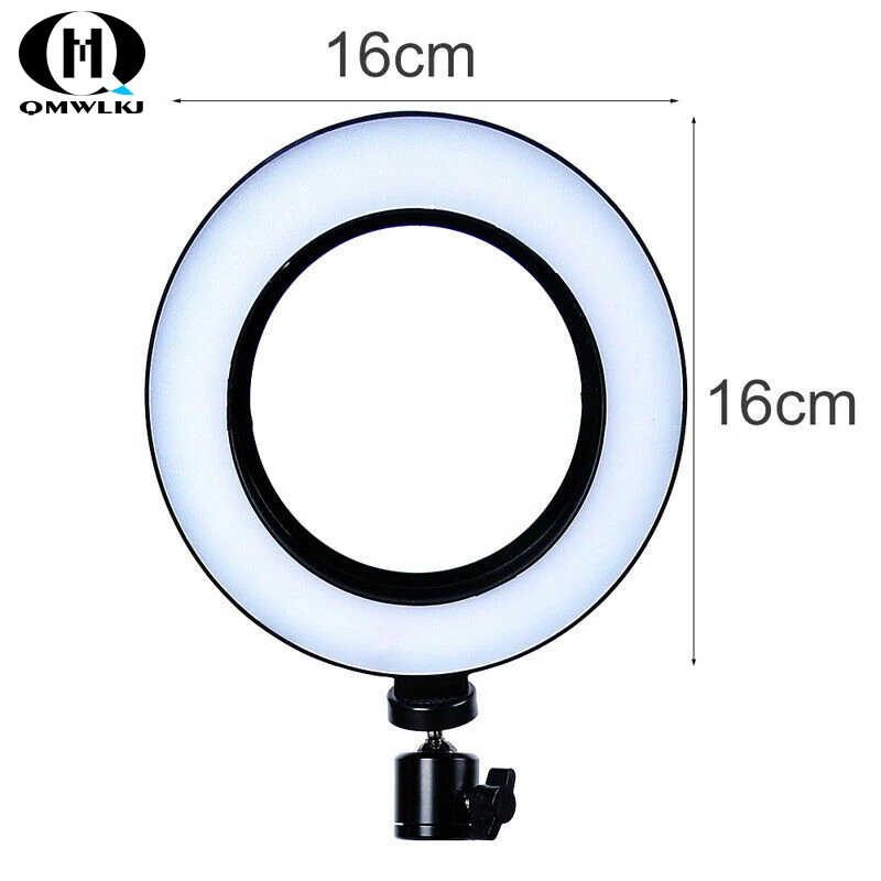 

16CM LED Ring Light Live Streaming Makeup Fill light Usb interface Three brightness adjustable for live photo taking