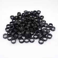 100 шт 19 мм x 14,3 мм черный шланговый кабель жгут защитная втулка с фиксатором