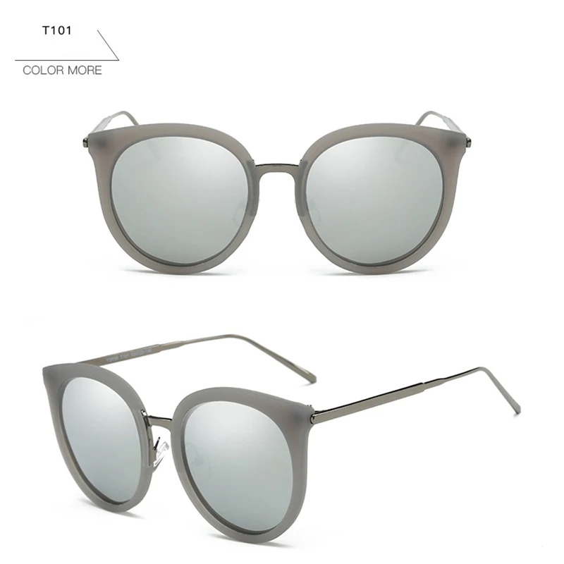 Модные круглые металлические солнцезащитные очки женские дизайнерские 2017 эксклюзивная модная Полный-металлический каркас Очки