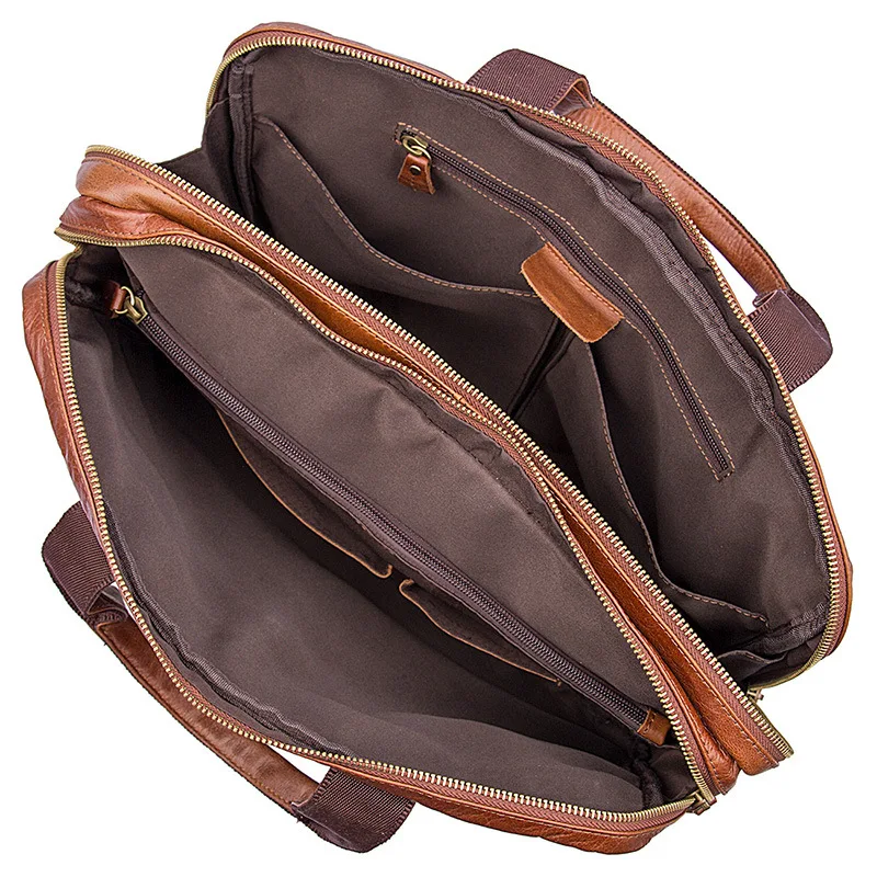 Для мужчин ретро Бизнес путешествия большой натуральной кожи Портфели ноутбука классические сумки из воловьей кожи Crossbody Сумка