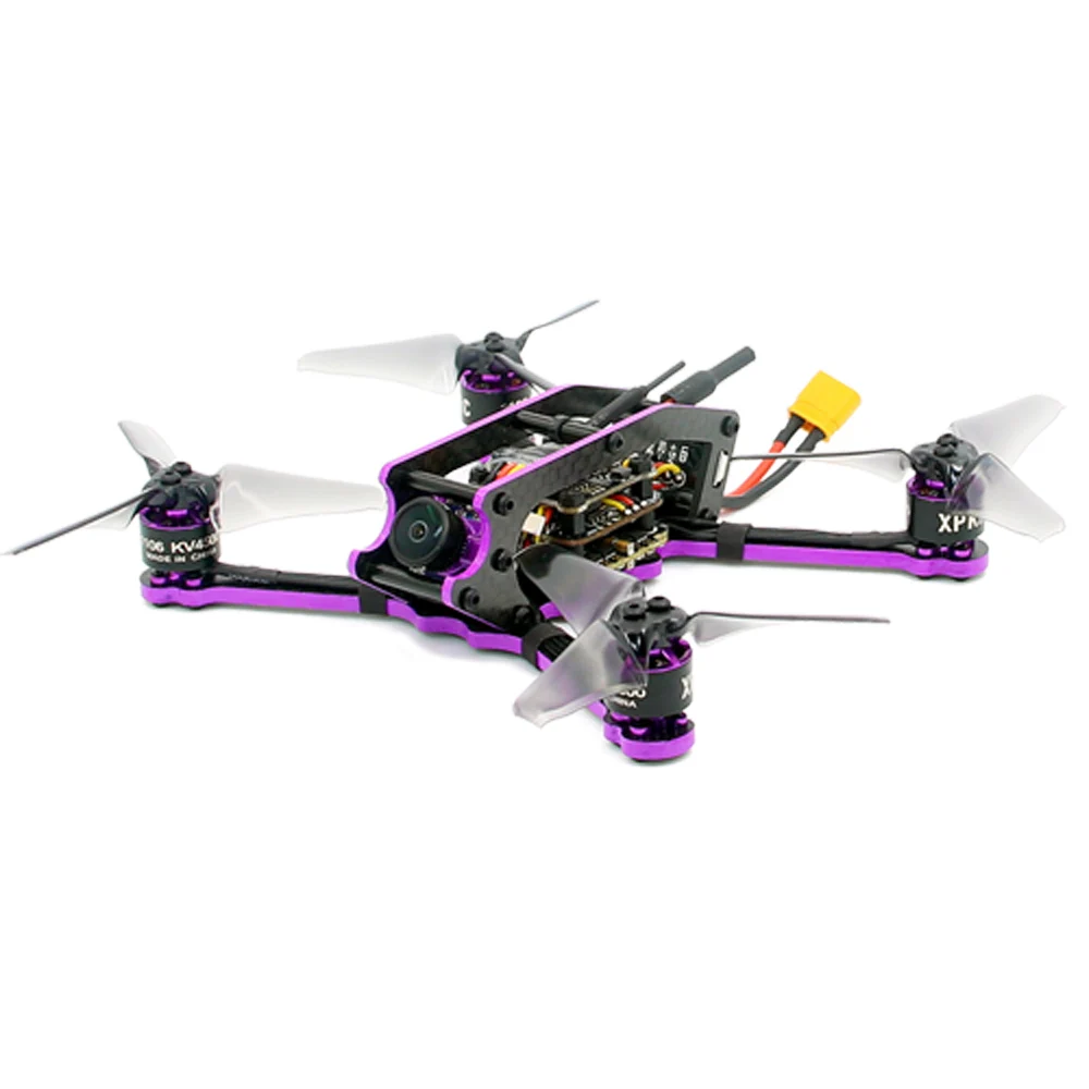 

XPKRC X3 Brushless FPV Racing Drone PNP Version Omnibus F4 flight controller 20A Mini 4 in 1 BLheli_s ESC (2-4S LiPo)
