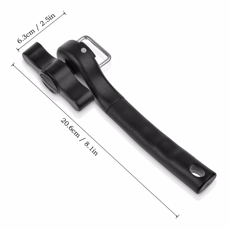 Professional Manual Side Cut Jar Tin Opener Stainless Steel Can Opener Smooth Edge Bottle Opener Easy Turn Knob Kitchen Gadgets 5
