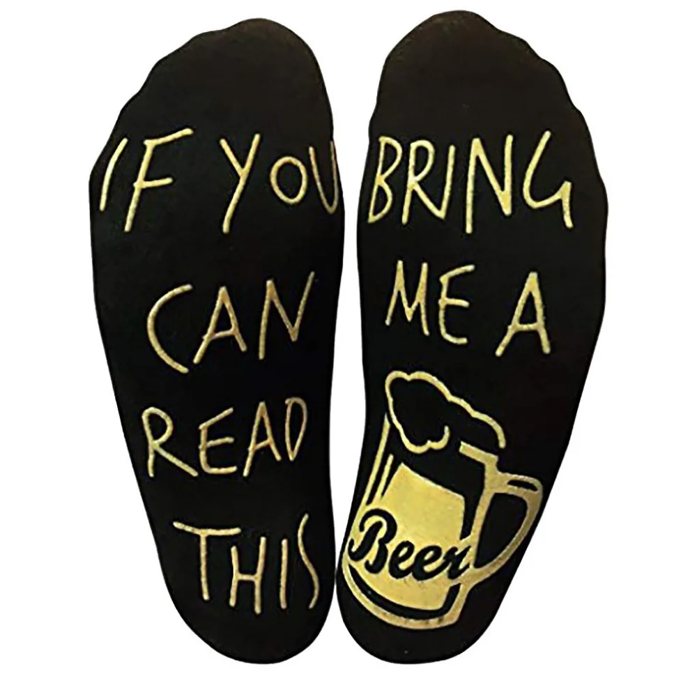 

Men's Socks If You Can Read This Bring Me A Beer Funny Ankle Socks For Beer Lovers Comfortable Sports Breathable Socks #30
