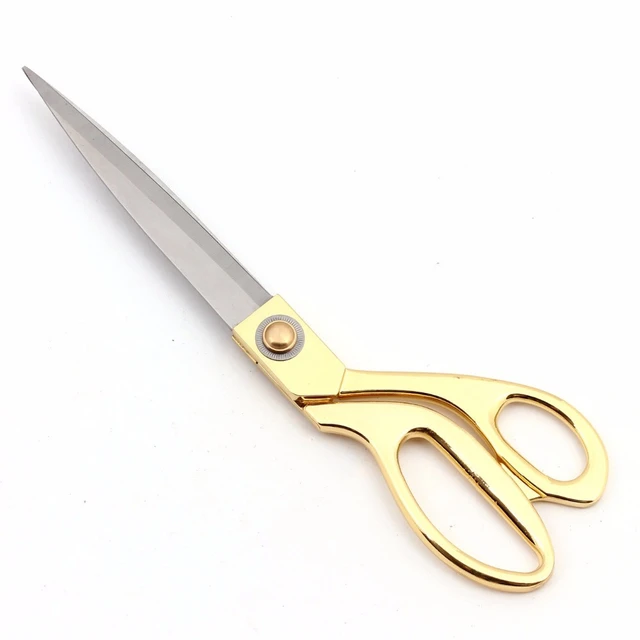 Ribbon Cutting Scissors Giant Scissors Large Scissors for Ribbon Cutting  Ceremony Gold Scissors for Ribbon Cutting Professional Scissors for Fabric