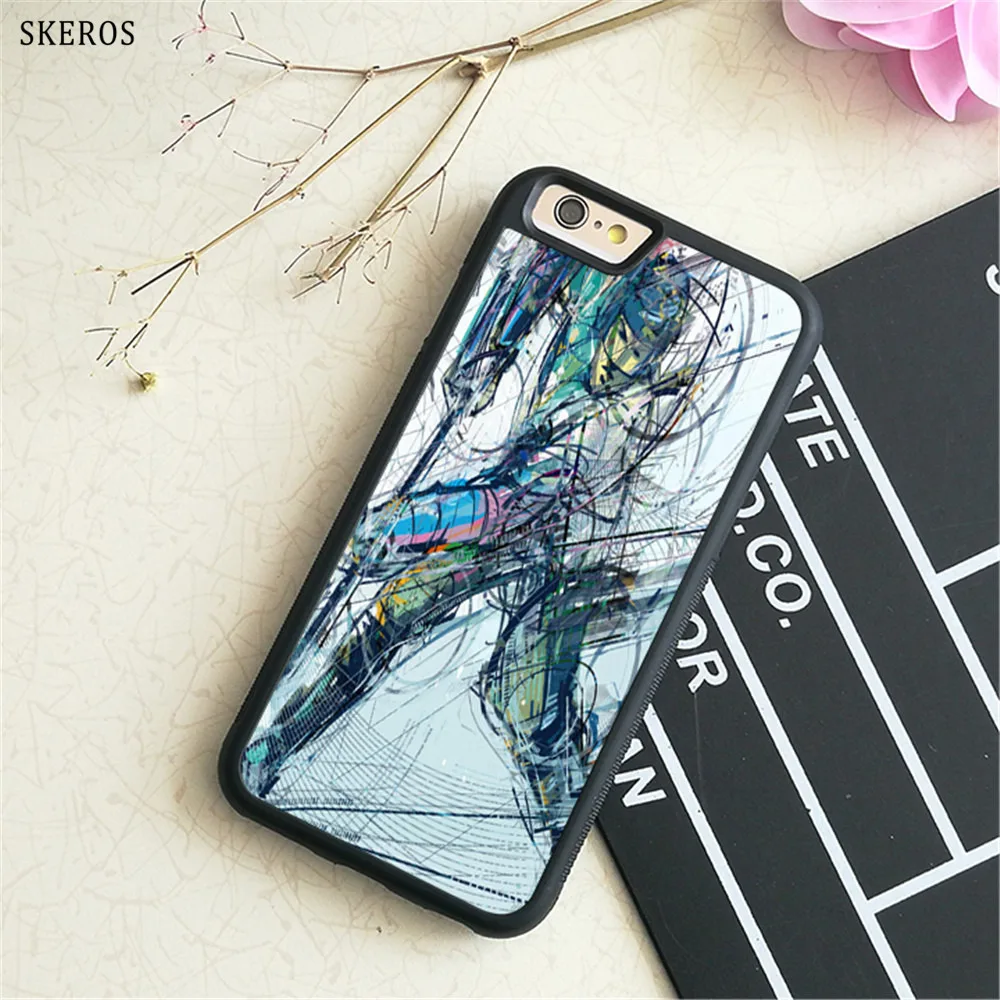 SKEROS манга с надписью I Love Хоккей чехол для iPhone X 4 4S 5 5S 6 6s 7 8 plus плюс и # B477 |