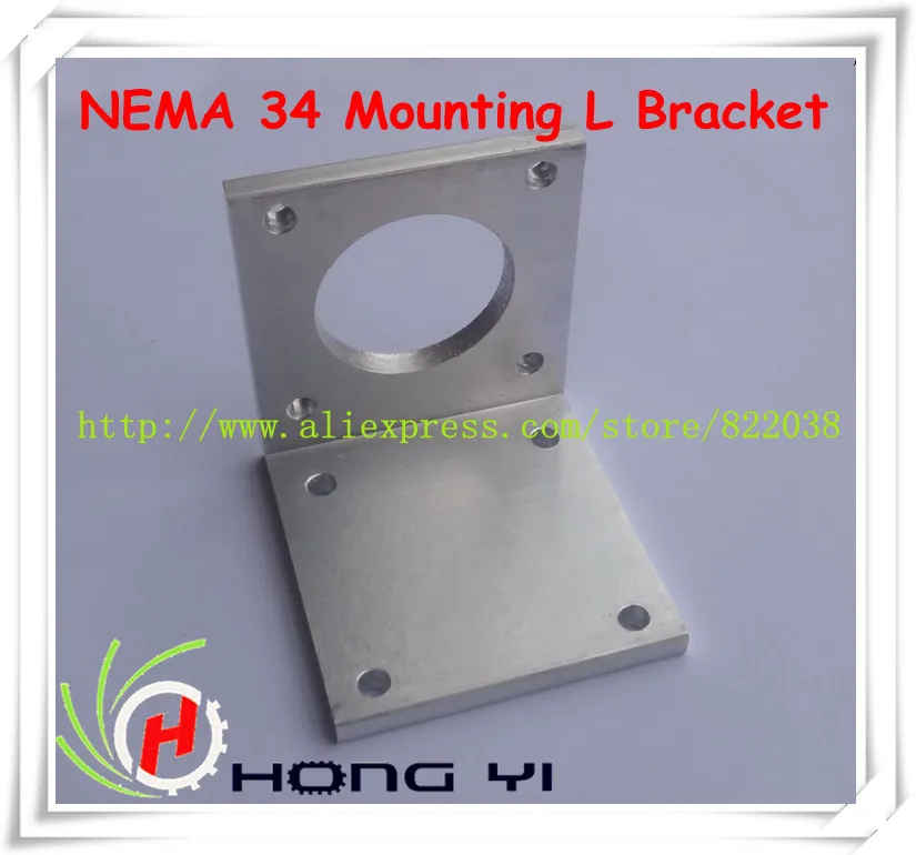 

Free shipping 1Pcs NEMA 34 Mounting L Bracket Mount Step Stepping Stepper Motor