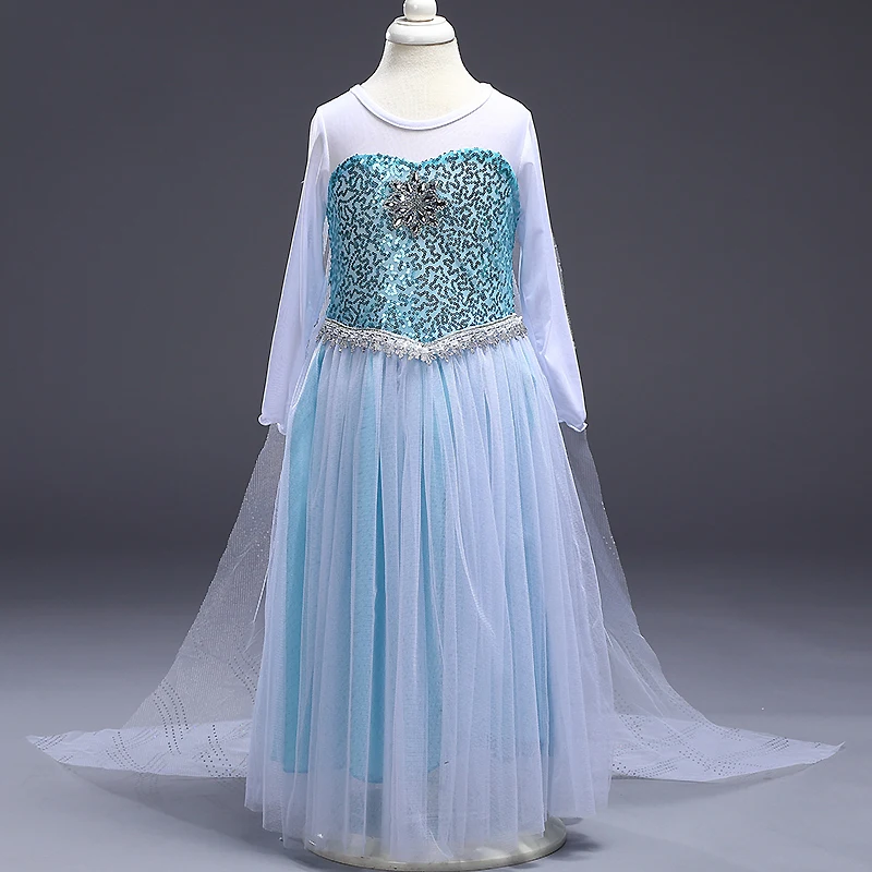

Girls Christmas Dress Baby Girls Carnival Costume for Elsa Anna Princess Dress Party Cosplay Girls Clothing Children Clothes