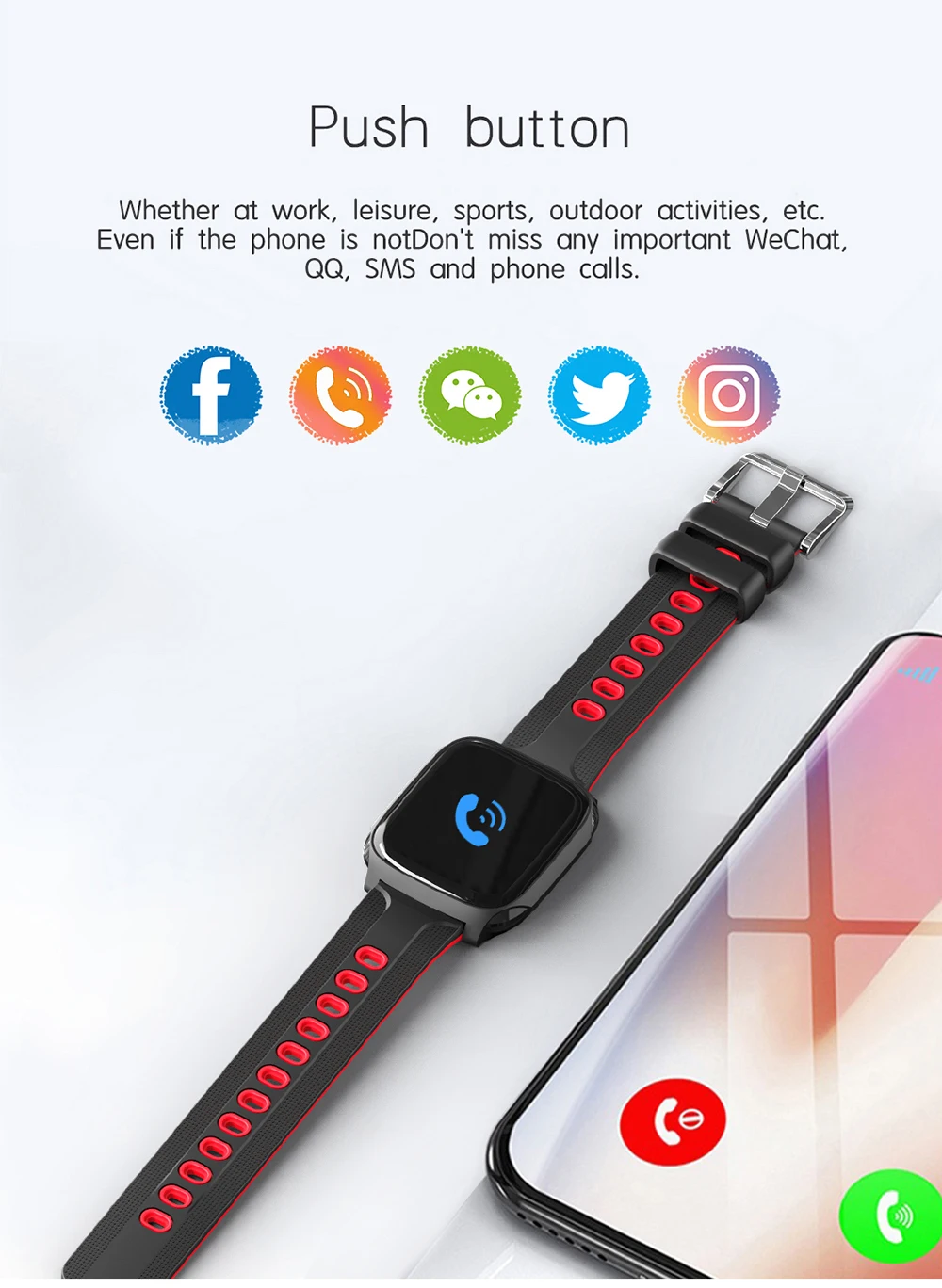 DIGOOR TF9 Smart watch men women IP67 waterproof Support multiple sport models Heart Rate Blood pressure Monitoring Fitness bracelet (12)
