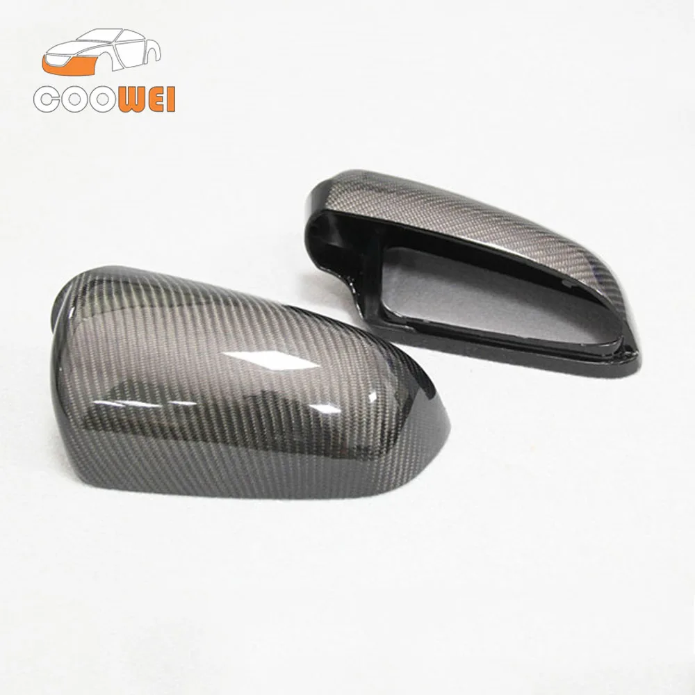 For Audi A4 B7 carbon fiber mirror cover Auto mirror caps 2005 2008