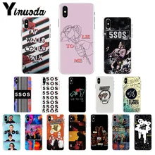 Yinuoda 5Sos band YOUNGBLOOD 5 секунд лета TPU чехол для телефона чехол для iPhone 5 5Sx 6 7 7plus 8 8Plus X XS MAX XR