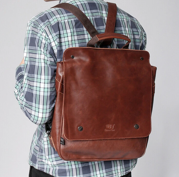 ETN сумка Лидер продаж бренд высокого качества мужчин рюкзак мужской модный рюкзак мужские винтажные Сумка повседневная школьная сумка-рюкзак