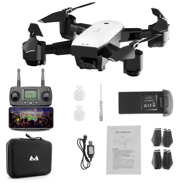 $US $52.00 SMRC S20 6 Axles Gyro Mini GPS Drone With 110 Degree Wide Angle Camera 2.4G Altitude Hold RC Quadco