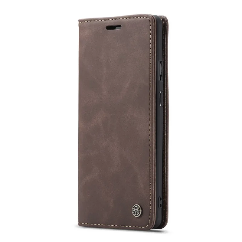 Magnetic Leather Flip Wallet Case For OnePlus 7 Pro Case For One Plus 7 Pro Card Holder Full Cover For Xiaomi Mi 9 9T K20 Fundas - Цвет: Кофе