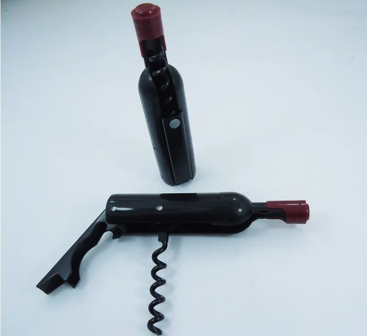 Free shipping Wine Bottle shape Opener Corkscrew Bottle Opener