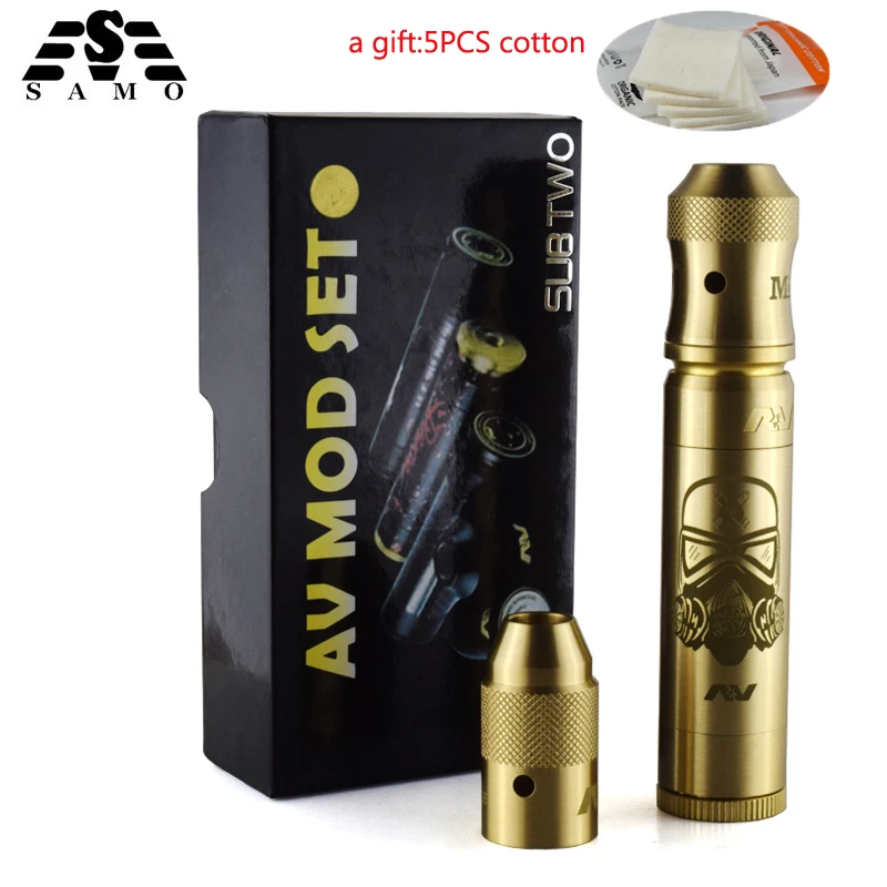 

2017 HOT AV Trooper Mod Set e cigarette mechanical mod kit for 18650 battery 510 thread Full Mech Able Storm Kit free shipping