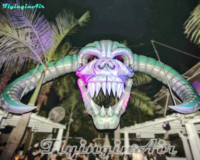 

7m Inflatable Halloween Decorative Skull Inflatable Skull Head for Stage/Party